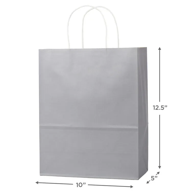 Hallmark 12.5" 12-Pack Assorted Kraft Paper Gift Bags 3 Hallmark 12.5" 12-Pack Assorted Kraft Paper Gift Bags - Image 3