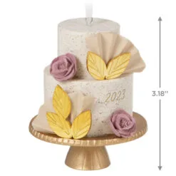 Hallmark A Sweet Beginning 2023 Porcelain Ornament 8 Hallmark A Sweet Beginning 2023 Porcelain Ornament -Hot Sale Hallmark Store 2023 Wedding Cake Keepsake Ornament 1999QHX3067 03