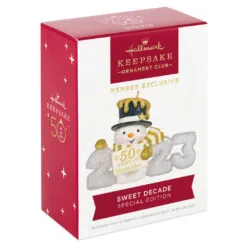 Hallmark Sweet Decade 2023 Special Edition Ornament 7 Hallmark Sweet Decade 2023 Special Edition Ornament -Hot Sale Hallmark Store 2023 With Snowman Keepsake Ornament 1999QXC5622 04