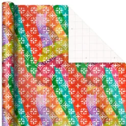 Hallmark Festive And Fun 3-Pack Multicolored Wrapping Paper, 120 Sq. Ft. 9 Hallmark Festive And Fun 3-Pack Multicolored Wrapping Paper, 120 Sq. Ft. -Hot Sale Hallmark Store 3Pack Festive and Fun Holiday Wrapping Paper 5JXW1082 04
