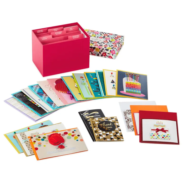 Hallmark All Occasion Card Assortment In Decorative Box, Set Of 20 1 Hallmark All Occasion Card Assortment In Decorative Box, Set Of 20