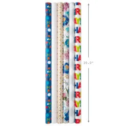 Hallmark All Occasions Wrapping Paper Rolls, 6 Pack 11 Hallmark All Occasions Wrapping Paper Rolls, 6 Pack -Hot Sale Hallmark Store All Occasions Wrapping Paper Rolls 6 Pack 5JXW1745 03