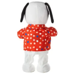 Hallmark Peanuts® Sunshine Vibe Snoopy Musical Plush With Motion, 13.5" 5 Hallmark Peanuts® Sunshine Vibe Snoopy Musical Plush With Motion, 13.5" -Hot Sale Hallmark Store Animated Snoopy Stuffed Animal in Polka Dot Shirt 1PAJ3530 03