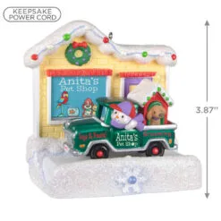 Hallmark Happy Holiday Parade Collection Anita's Pet Shop Musical Ornament With Light 8 Hallmark Happy Holiday Parade Collection Anita's Pet Shop Musical Ornament With Light -Hot Sale Hallmark Store Anitas Pet Shop Store and Truck Keepsake Ornament 3499QGO2519 03