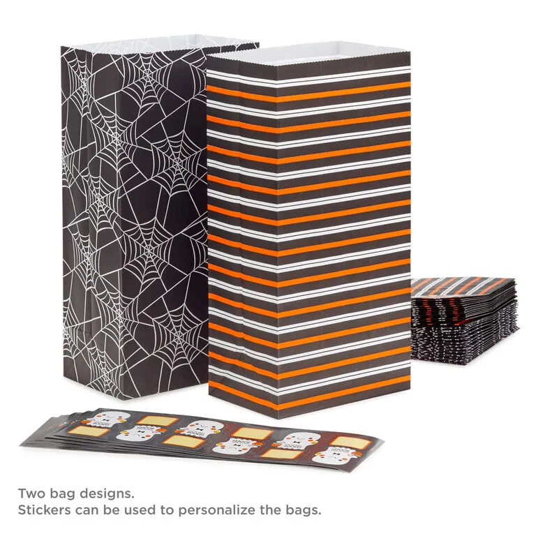 Hallmark You've Been Booed 30-Pack Halloween Paper Goodie Bags With Stickers 1 Hallmark You've Been Booed 30-Pack Halloween Paper Goodie Bags With Stickers