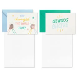 Hallmark Little World Changers™ Assorted Blank Note Cards In Caddy, Pack Of 24 9 Hallmark Little World Changers™ Assorted Blank Note Cards In Caddy, Pack Of 24 -Hot Sale Hallmark Store Assorted Kids Blank Note Cards in Caddy 3SOM1188 03