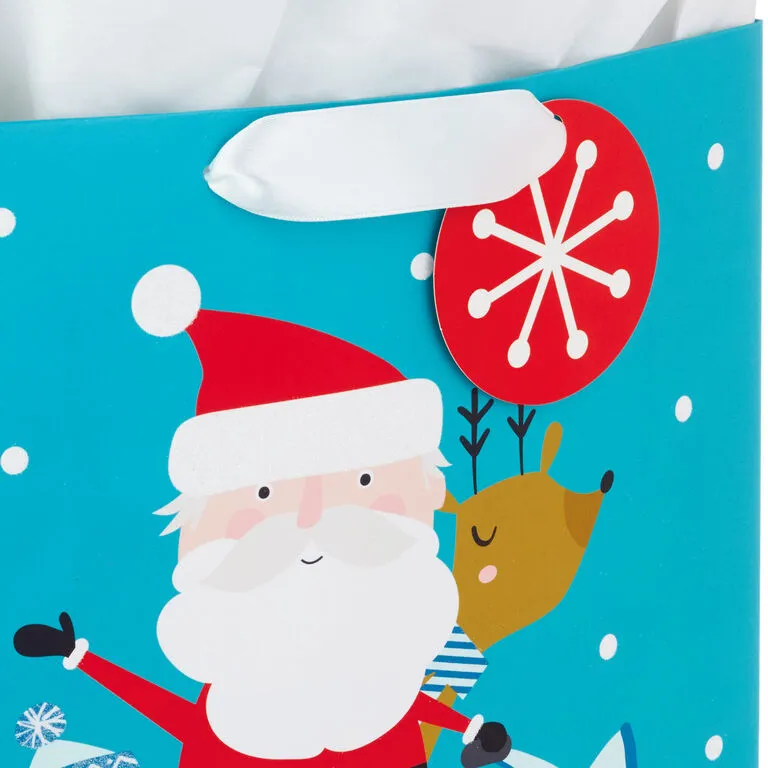 Hallmark 13" And 15.5" Assorted Kids 3-Pack Christmas Gift Bags With Tissue Paper 6 Hallmark 13" And 15.5" Assorted Kids 3-Pack Christmas Gift Bags With Tissue Paper - Image 6