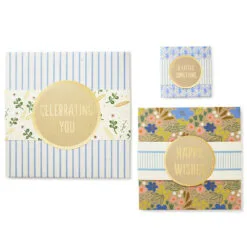 Hallmark 4", 8" And 10" Floral 3-Pack Gift Boxes With Bands 11 Hallmark 4", 8" And 10" Floral 3-Pack Gift Boxes With Bands -Hot Sale Hallmark Store Assorted Sizes Floral Gift Boxes With Bands 5EBC1230 06