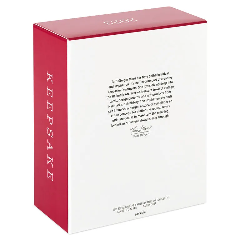 Hallmark Sweetest Dream Come True 2023 Porcelain Photo Frame Ornament 5 Hallmark Sweetest Dream Come True 2023 Porcelain Photo Frame Ornament - Image 5