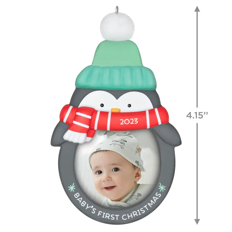 Hallmark Baby's 1st Christmas 2023 Photo Frame Ornament 3 Hallmark Baby's 1st Christmas 2023 Photo Frame Ornament - Image 3