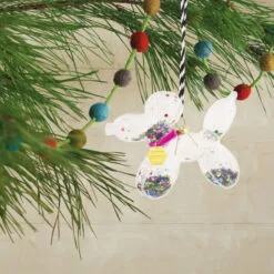 Hot Sale Hallmark Store -Hot Sale Hallmark Store Balloon Animal Dog Premium Glass Christmas Ornament 1HDL2168 02