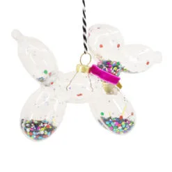 Signature Balloon Dog Premium Glass Hallmark Ornament -Hot Sale Hallmark Store Balloon Animal Dog Premium Glass Christmas Ornament 1HDL2168 06