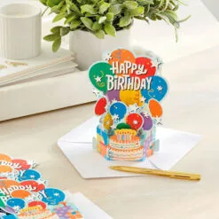 Hallmark Balloon Bouquet Boxed Pop-Up Birthday Cards, Pack Of 8 13 Hallmark Balloon Bouquet Boxed Pop-Up Birthday Cards, Pack Of 8 -Hot Sale Hallmark Store Balloon Bouquet Boxed Birthday Cards 5STZ1173 07