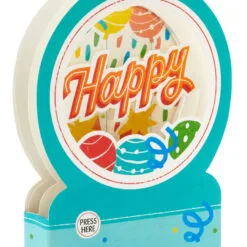 Hallmark All The Happiness Snow Globe Musical 3D Birthday Card With Motion 11 Hallmark All The Happiness Snow Globe Musical 3D Birthday Card With Motion -Hot Sale Hallmark Store Balloons Snow Globe Musical Motion 3DBirthday Card 1299WDR1212 04