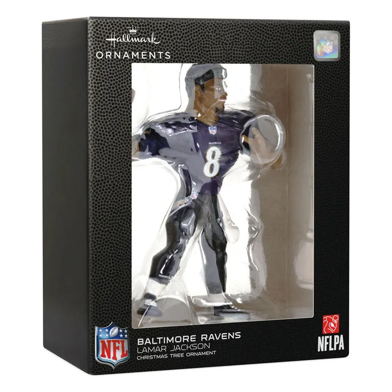 NFL Baltimore Ravens Lamar Jackson Hallmark Ornament 4 NFL Baltimore Ravens Lamar Jackson Hallmark Ornament - Image 4