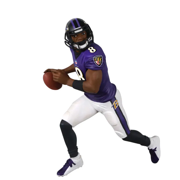 Hallmark NFL Baltimore Ravens Lamar Jackson Ornament 1 Hallmark NFL Baltimore Ravens Lamar Jackson Ornament