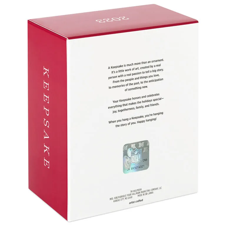 Hallmark NFL Baltimore Ravens Lamar Jackson Ornament 5 Hallmark NFL Baltimore Ravens Lamar Jackson Ornament - Image 5