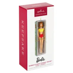 Hallmark Barbie™ Barbie's Best Friend, Midge™ Ornament 9 Hallmark Barbie™ Barbie's Best Friend, Midge™ Ornament -Hot Sale Hallmark Store Barbie Midge in Box Keepsake Ornament 1899QXI7009 04