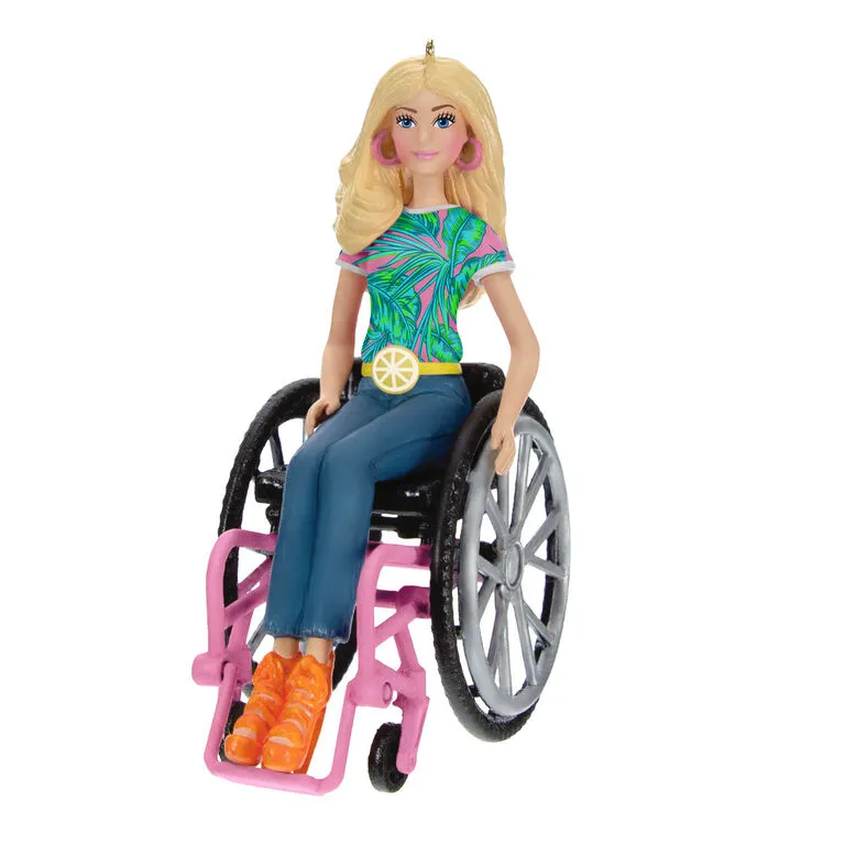Hallmark Barbie™ Fashionista With Wheelchair Ornament 1 Hallmark Barbie™ Fashionista With Wheelchair Ornament