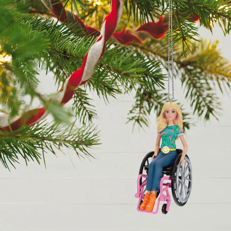 Hallmark Barbie™ Fashionista With Wheelchair Ornament 2 Hallmark Barbie™ Fashionista With Wheelchair Ornament - Image 2