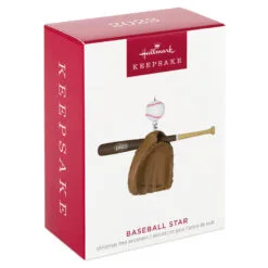 Hallmark Baseball Star 2023 Ornament 9 Hallmark Baseball Star 2023 Ornament -Hot Sale Hallmark Store Baseball Bat Glove and Ball Keepsake Ornament 1399QGO2697 04