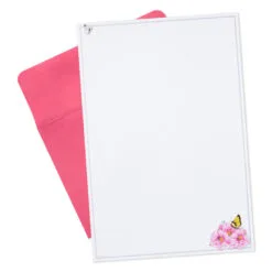 Hallmark Marjolein Bastin Pink Flowers Stationery Set, 40 Sheets 10 Hallmark Marjolein Bastin Pink Flowers Stationery Set, 40 Sheets -Hot Sale Hallmark Store Bastin Pink Flowers Blank Sheets Stationery Set 1STN1142 04