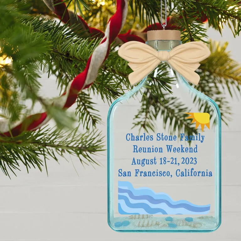 Hallmark A Day At The Beach Sun & Waves Personalized Text Ornament 2 Hallmark A Day At The Beach Sun & Waves Personalized Text Ornament - Image 2