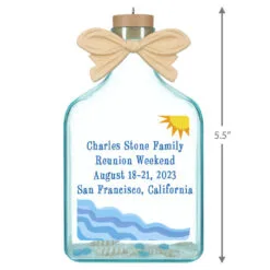 Hallmark A Day At The Beach Sun & Waves Personalized Text Ornament 5 Hallmark A Day At The Beach Sun & Waves Personalized Text Ornament -Hot Sale Hallmark Store Beach Glass Bottle Personalized Christmas Ornament 2499QHE2118B1 03
