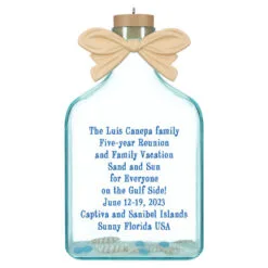 Hallmark A Day At The Beach Personalized Text Ornament