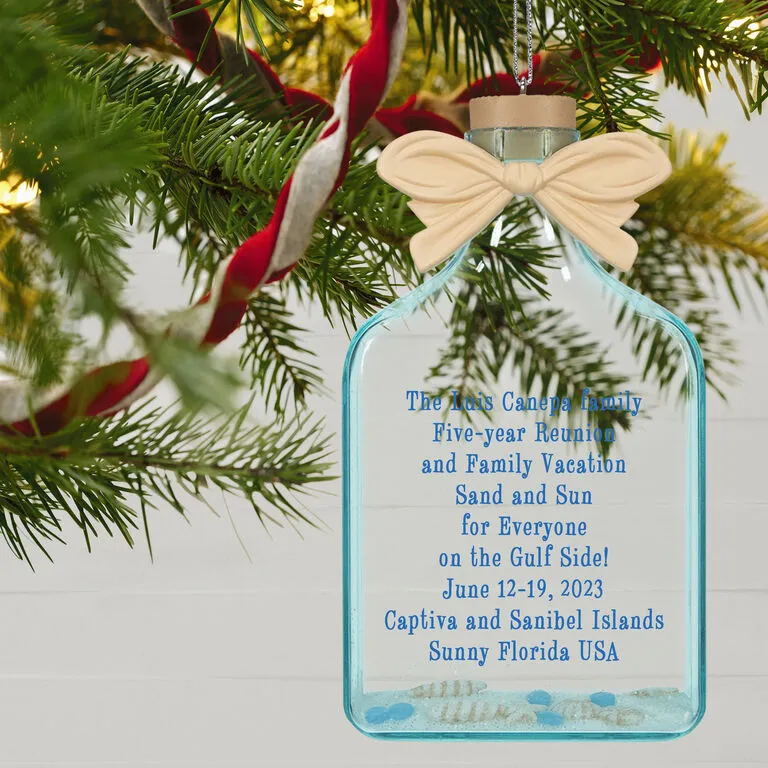Hallmark A Day At The Beach Personalized Text Ornament 2 Hallmark A Day At The Beach Personalized Text Ornament - Image 2