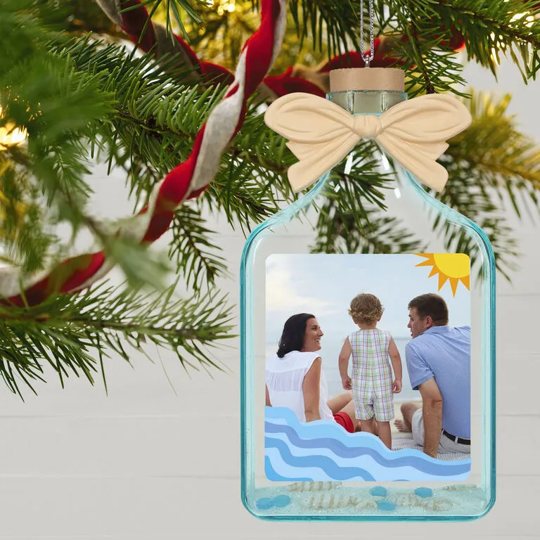 Hallmark A Day At The Beach Sun & Waves Personalized Photo Ornament 2 Hallmark A Day At The Beach Sun & Waves Personalized Photo Ornament - Image 2
