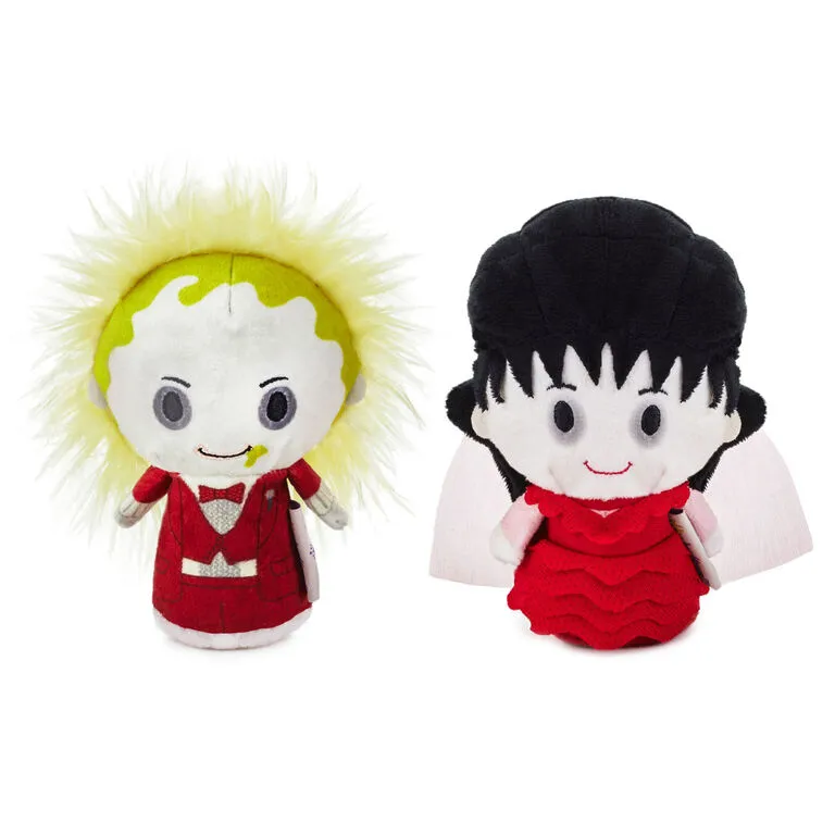 Hallmark Itty Bittys® Beetlejuice™ And Lydia Deetz Plush, Set Of 2 1 Hallmark Itty Bittys® Beetlejuice™ And Lydia Deetz Plush, Set Of 2