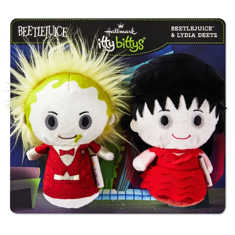 Hallmark Itty Bittys® Beetlejuice™ And Lydia Deetz Plush, Set Of 2 3 Hallmark Itty Bittys® Beetlejuice™ And Lydia Deetz Plush, Set Of 2 - Image 3