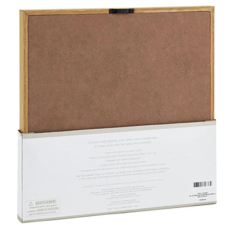 Hallmark Best Grandma Hands Down Wood Sign Handprint Kit 4 Hallmark Best Grandma Hands Down Wood Sign Handprint Kit - Image 4