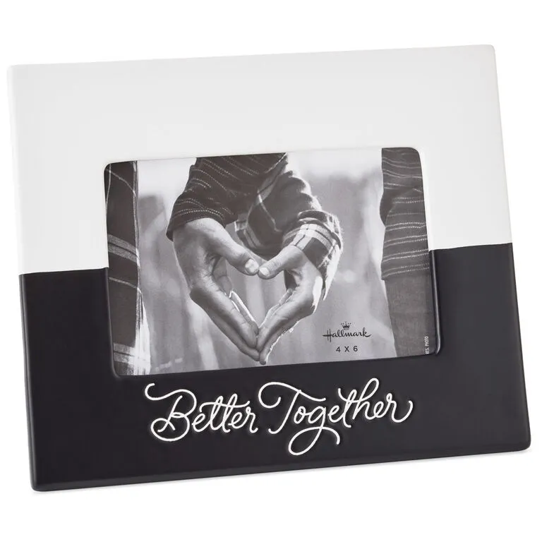 Hallmark Better Together Ceramic Picture Frame, 4x6 1 Hallmark Better Together Ceramic Picture Frame, 4x6