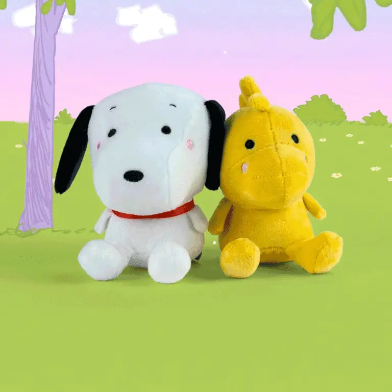 Hallmark Better Together Peanuts® Snoopy And Woodstock Magnetic Plush, 5.25" 2 Hallmark Better Together Peanuts® Snoopy And Woodstock Magnetic Plush, 5.25" - Image 2