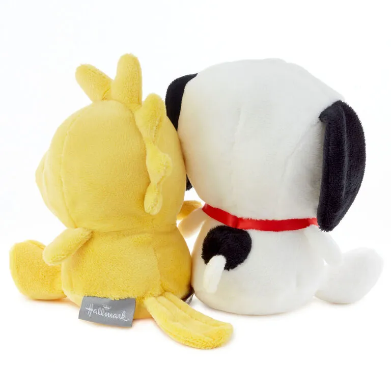 Hallmark Better Together Peanuts® Snoopy And Woodstock Magnetic Plush, 5.25" 3 Hallmark Better Together Peanuts® Snoopy And Woodstock Magnetic Plush, 5.25" - Image 3