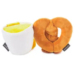 Hallmark Better Together Pretzel And Cheese Dip Magnetic Plush, 5" 5 Hallmark Better Together Pretzel And Cheese Dip Magnetic Plush, 5" -Hot Sale Hallmark Store Better Together Pretzel and Cheese Dip Magnetic Plush 1KID2093 03