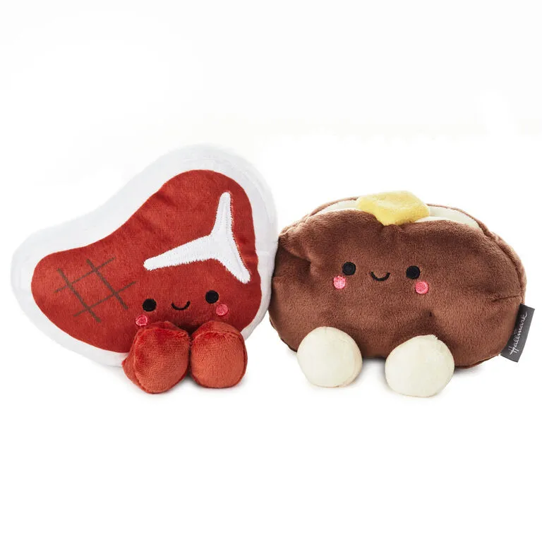 Hallmark Better Together Steak And Potato Magnetic Plush, 4.25" 1 Hallmark Better Together Steak And Potato Magnetic Plush, 4.25"