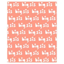 Hallmark Big Sis Fleece Blanket, 50x60 5 Hallmark Big Sis Fleece Blanket, 50x60 -Hot Sale Hallmark Store Big Sis Fleece Blanket 1BBY4845 03