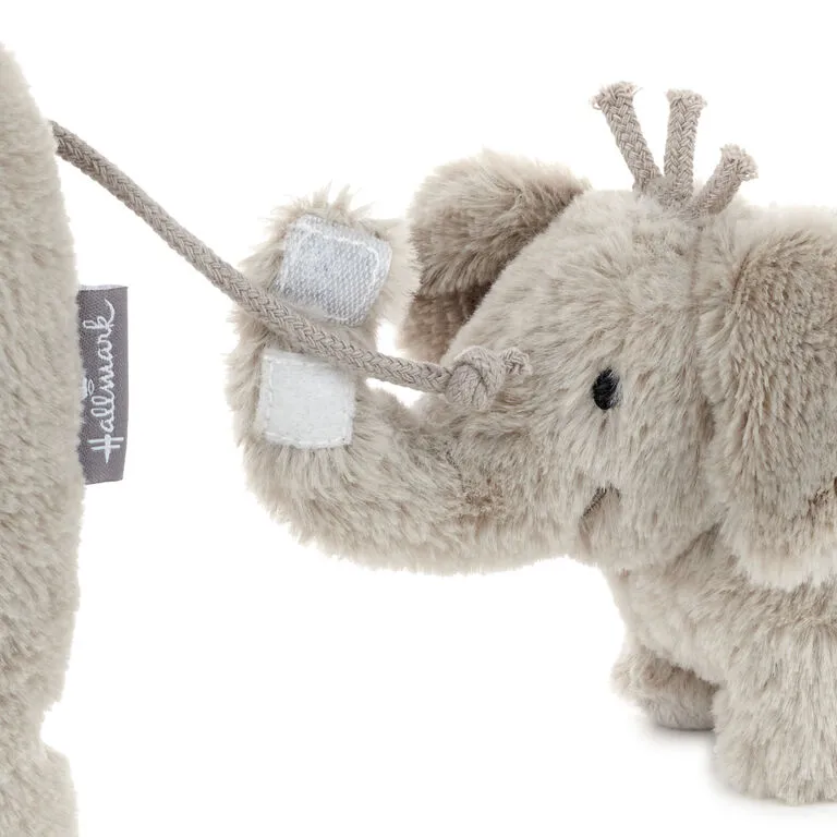 Hallmark Big And Little Elephant Singing Stuffed Animals With Motion, 8" 4 Hallmark Big And Little Elephant Singing Stuffed Animals With Motion, 8" - Image 4