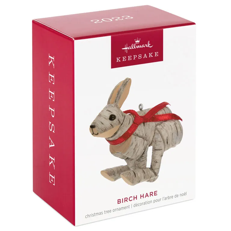 Hallmark Birch Hare Ornament 4 Hallmark Birch Hare Ornament - Image 4
