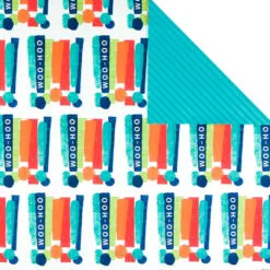 Hallmark Birthday Celebration 3-Pack Reversible Wrapping Paper 12 Hallmark Birthday Celebration 3-Pack Reversible Wrapping Paper -Hot Sale Hallmark Store Birthday Celebration 3Pack Reversible Wrapping Paper 5EWR2946 06