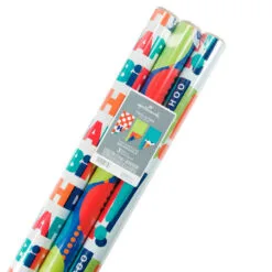 Hallmark Birthday Celebration 3-Pack Reversible Wrapping Paper 13 Hallmark Birthday Celebration 3-Pack Reversible Wrapping Paper -Hot Sale Hallmark Store Birthday Celebration 3Pack Reversible Wrapping Paper 5EWR2946 07