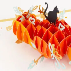 Hallmark Fun And Frightful 3D Pop-Up Halloween Card 13 Hallmark Fun And Frightful 3D Pop-Up Halloween Card -Hot Sale Hallmark Store Black Cat on Pumpkins 3D PopUp Halloween Card 1299IEH1003 04