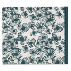 Hallmark In Loving Memory Floral Funeral Guest Book -Hot Sale Hallmark Store Black and White Floral Guest Book for Funeral 1BMK1609 05