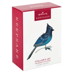 Hallmark The Beauty Of Birds Steller's Jay Ornament 9 Hallmark The Beauty Of Birds Steller's Jay Ornament -Hot Sale Hallmark Store Blue Jay Bird Keepsake Ornament 1799QXR8057 04