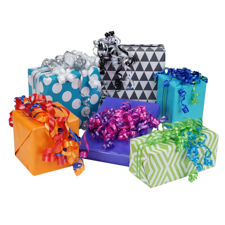 Hallmark Bold Patterns And Solids 3-Pack Reversible Wrapping Paper 2 Hallmark Bold Patterns And Solids 3-Pack Reversible Wrapping Paper - Image 2