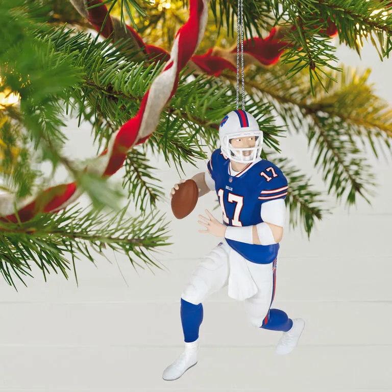 Hallmark NFL Buffalo Bills Josh Allen Football Legends Ornament 2 Hallmark NFL Buffalo Bills Josh Allen Football Legends Ornament - Image 2