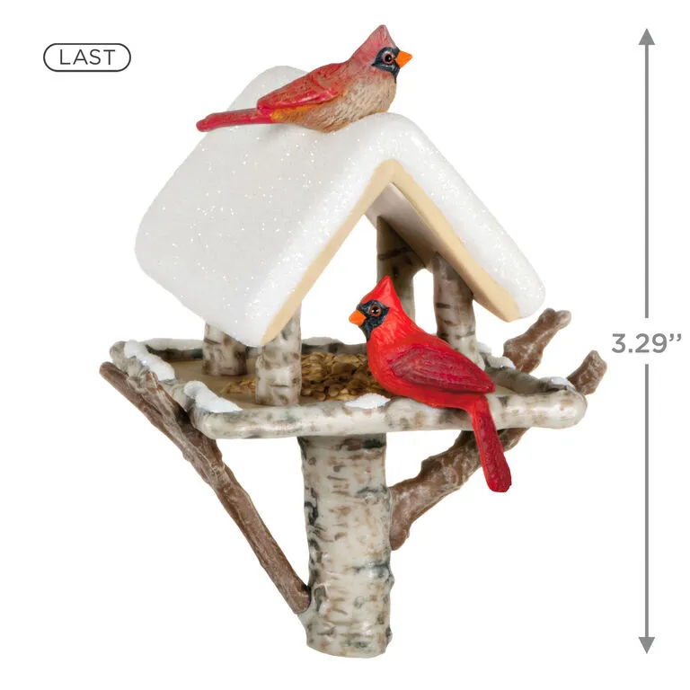 Hallmark Marjolein's Garden Winter Cardinals Ornament 3 Hallmark Marjolein's Garden Winter Cardinals Ornament - Image 3